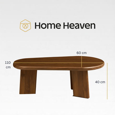 Salontafel Azra Organisch 110cm x 60cm