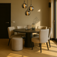 HeyHeaven® Smoke Glas Hanglampen Rond 3 Lichts | Industrieel | Woonkamer | Eetkamer | Slaapkamer | Zilver Rookglas